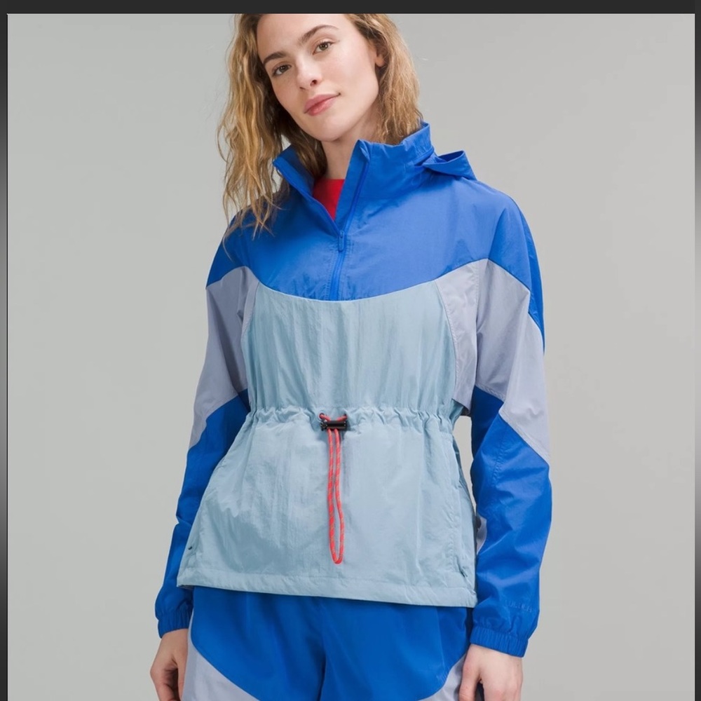 Blue Lululemon Anorka Jacket